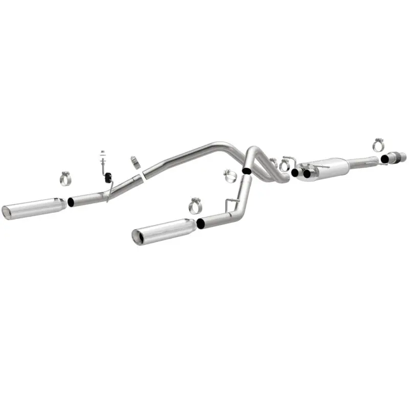Magnaflow Cat Back Performance Exhaust For 14-18 Chevy Silverado V8 5.3L Dual Split Rear Exit 2