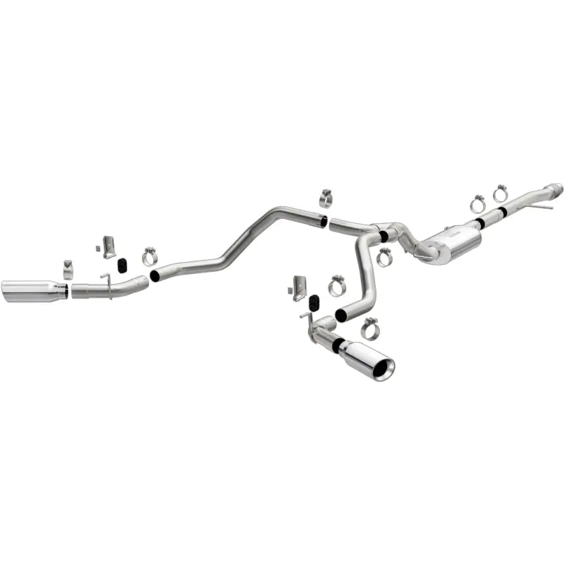 Magnaflow Cat-Back Performance Exhaust System 19473 For 2019-2024 Chevy Silverado 1500 V8 5.3L With Dual Split Exit And Polished Tips 1