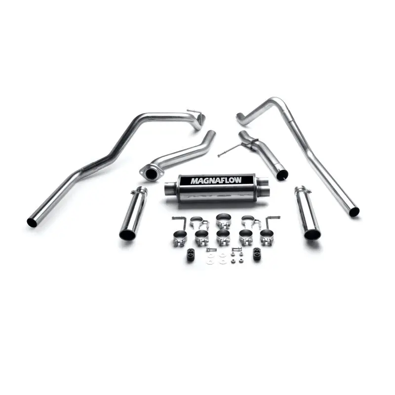 Magnaflow Cat-Back Performance Exhaust System For Gm 1500 Ext Cab 4.8L/5.0L (1999-2002 Chevrolet/Gmc Silverado/Sierra 1500) 1