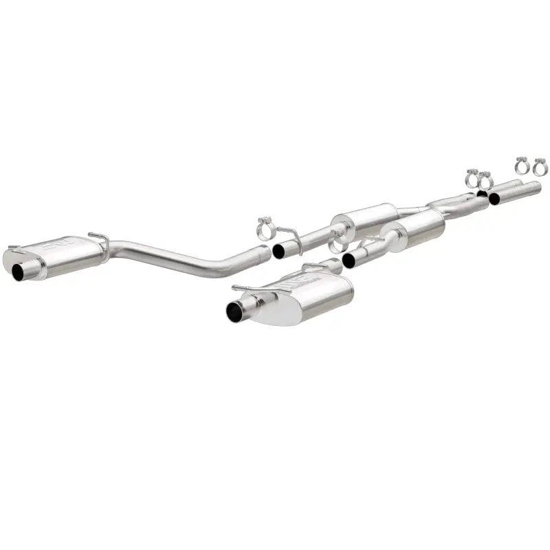 Magnaflow Cat-Back Ss 2.5In Dual Split Rear Exit Oem Tips For 15-16 Dodge Charger Chrysler 300 5.7L V8 2