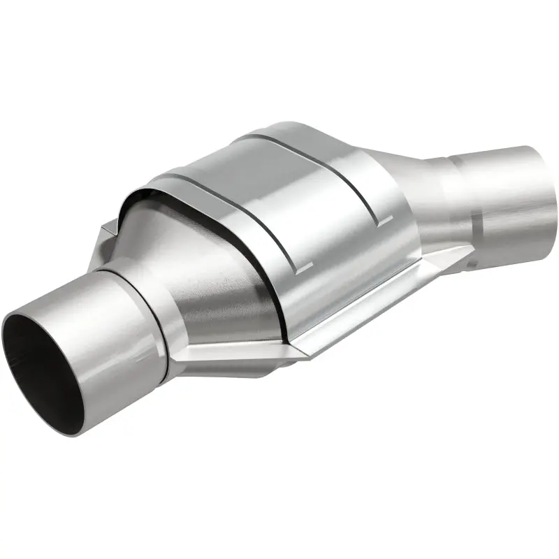 Magnaflow Catalytic Converter Universal 2.50 Angled Inlet Oem Compatible With Multiple Ford And Chevrolet Models 1