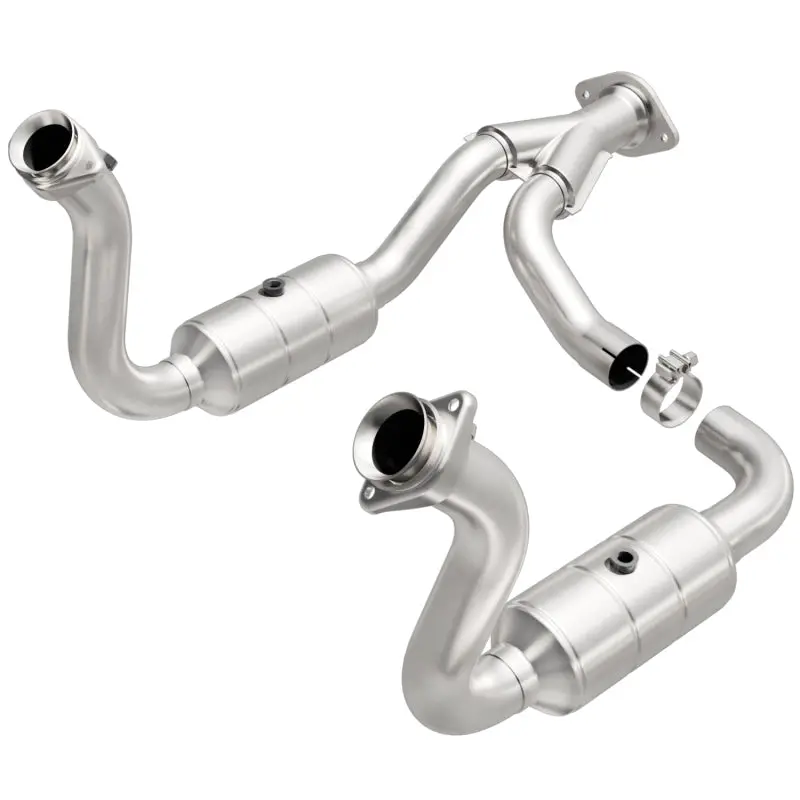 Magnaflow Catalytic Converter Y-Pipe Assembly For 08-10 Ford F-250/F-250 Sd/F-350/F-350 Sd 5.4L/6.8L / F-450 Sd 6.8L 1