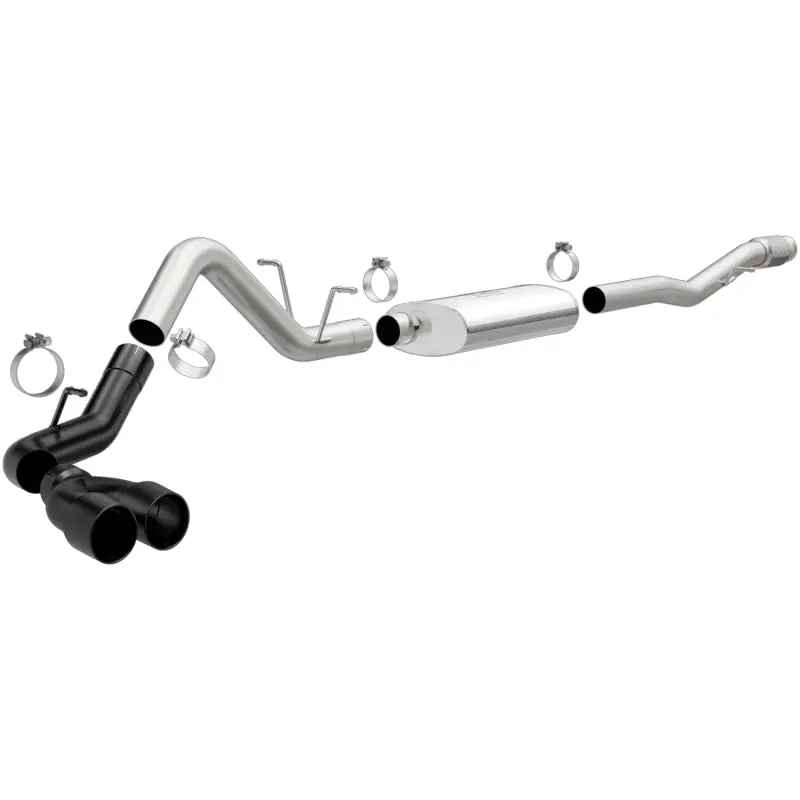 Magnaflow Catback Exhaust 14-18 Gmc Sierra 1500 V8 6.2L Polished Stainless Steel With Black Tips 1