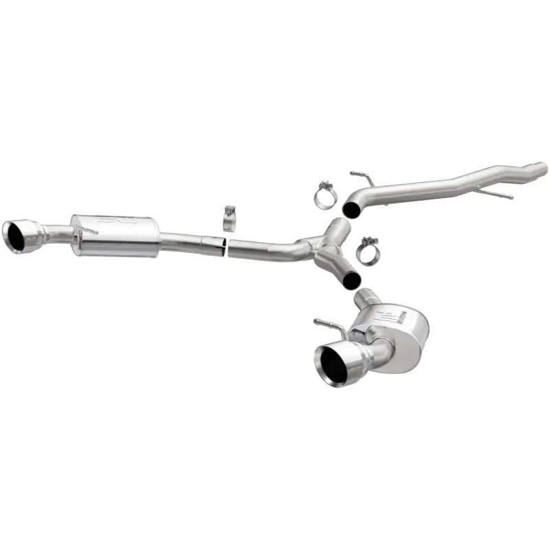 Magnaflow Catback Exhaust System For 18-19 Audi A5 Dual Exit Polished Stainless 3In Piping Diameter 1