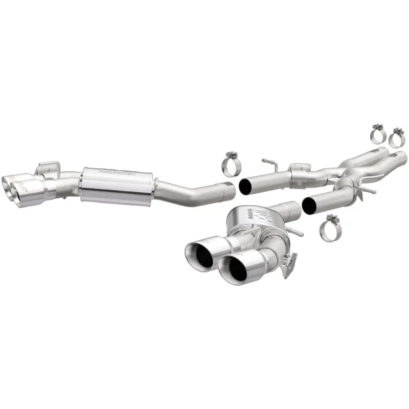 Magnaflow Competition Cat Back Exhaust System 2016 Chevy Camaro 6.2L V8 Quad Polished Tips 2