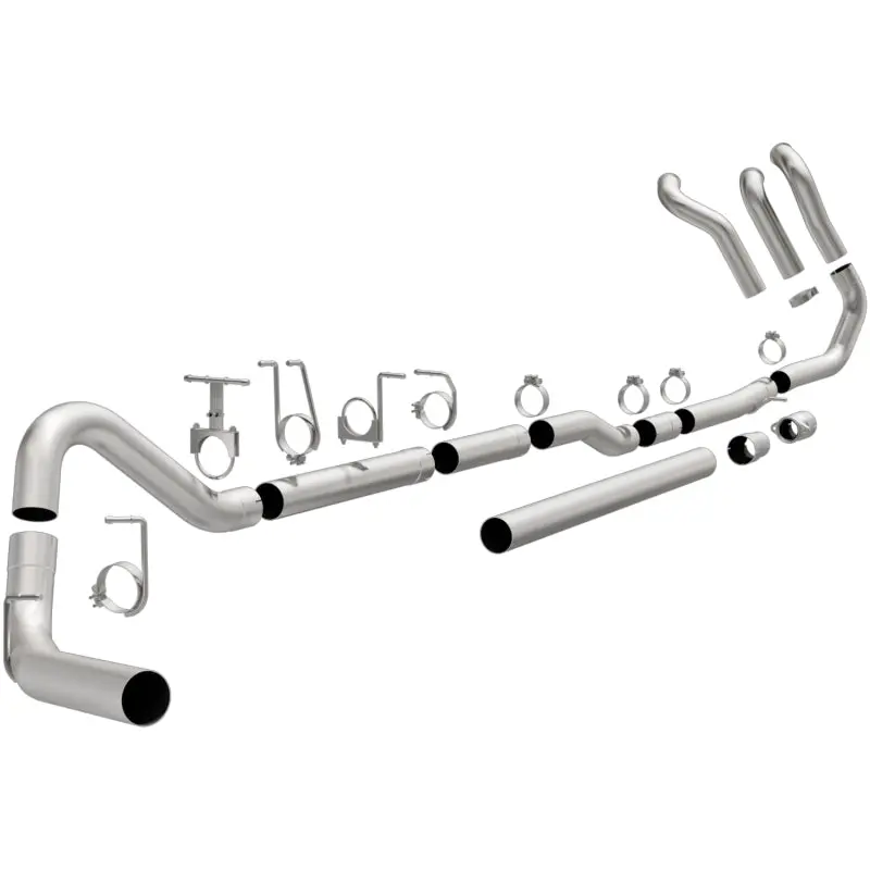 Magnaflow Custom Builder Pipe Series Turbo-Back Exhaust System - Ford F-250/F-350 Super Duty 7.3L Diesel 4In - 99-03 1