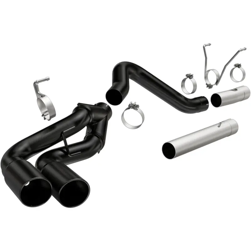 Magnaflow Dpf-Back Exhaust System Black 4In Dual Exit Compatible With 07-17 Dodge Ram 2500/3500 6.7L 1