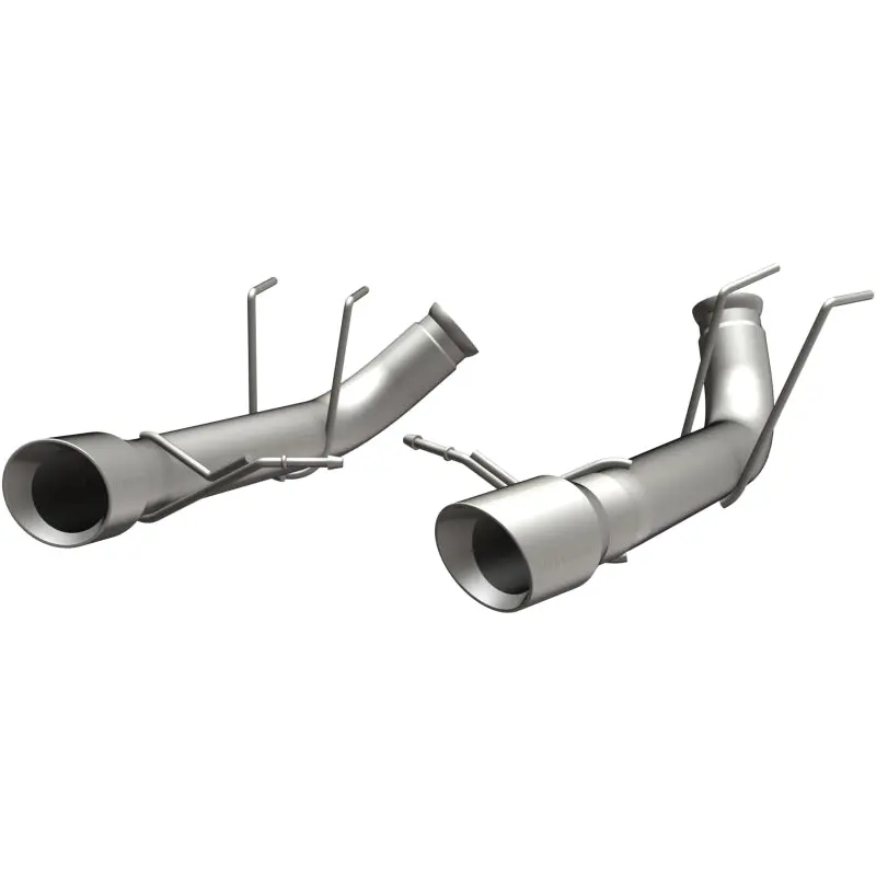 Magnaflow Dual Split Rear Exit Stainless Axle-Back Cat Back Exhaust Competition For 2013-2014 Ford Mustang Gt Boss 302 1