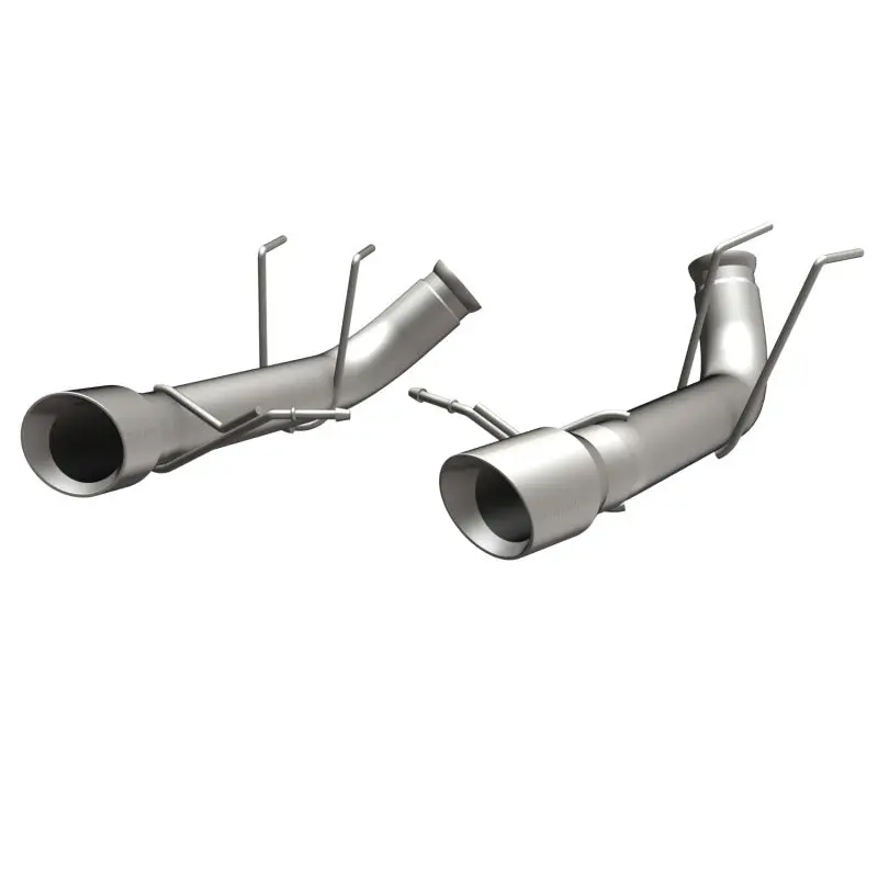 Magnaflow Dual Split Rear Exit Stainless Axle-Back Cat Back Exhaust Competition For 2013-2014 Ford Mustang Gt Boss 302 2