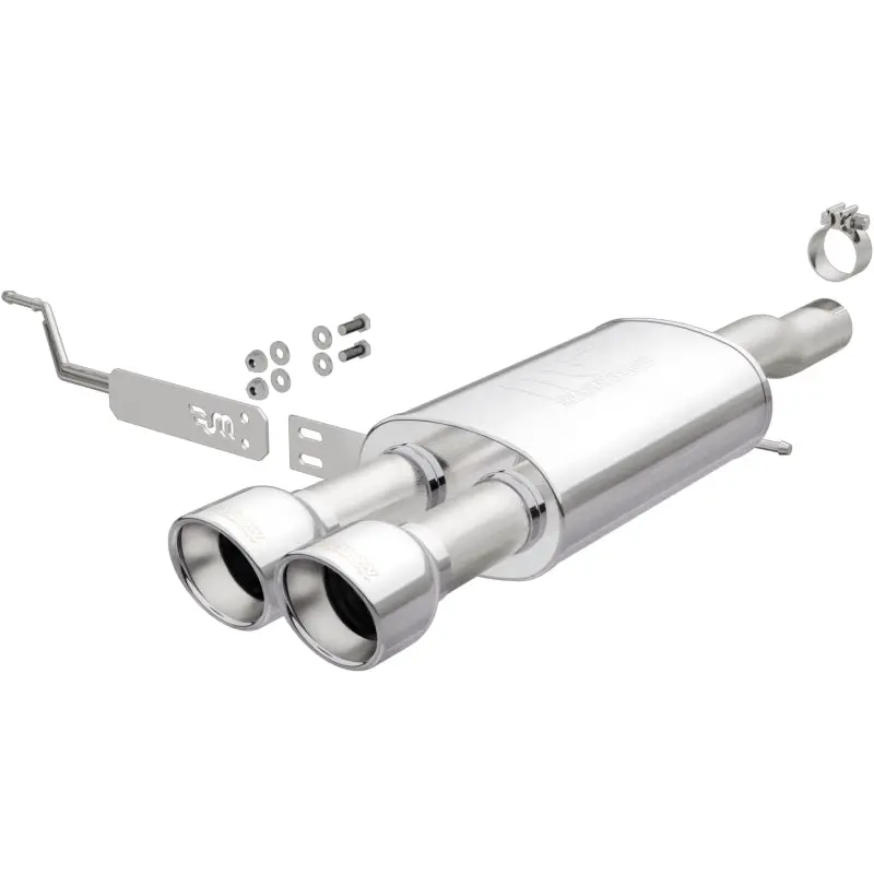 Magnaflow Dual-Tip Axle-Back Exhaust For 14-17 Mini Cooper L4 2.0L Hatch Excl 4-Door 2.5In Pipe 1