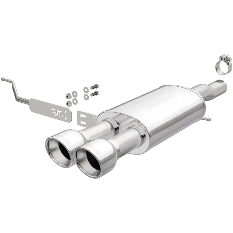 Magnaflow Dual-Tip Axle-Back Exhaust For 14-17 Mini Cooper L4 2.0L Hatch Excl 4-Door 2.5In Pipe 2