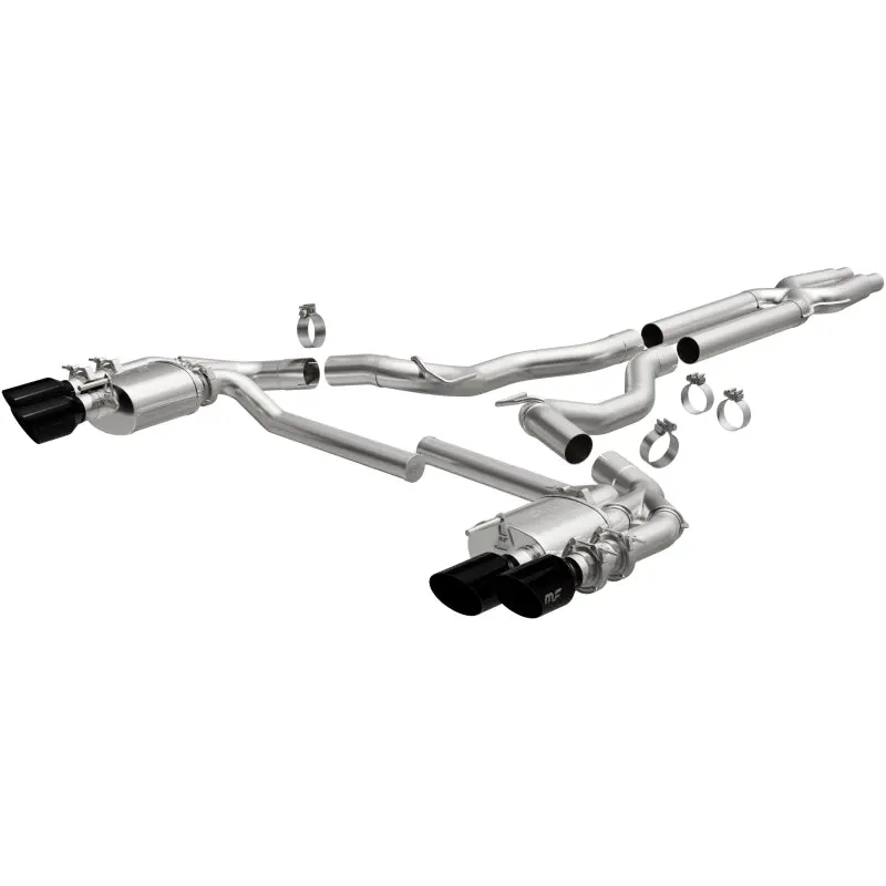 Magnaflow Neo Cat-Back Exhaust System For 18-21 Ford Mustang 5.0L V8 Gt, Bullitt, Mach 1 With Quad Black Chrome Tips 2