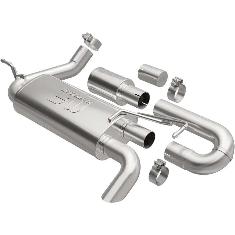 Magnaflow Overland Series Axle-Back Exhaust System For 07-18 Jeep Wrangler Jk With V6 Engine 1