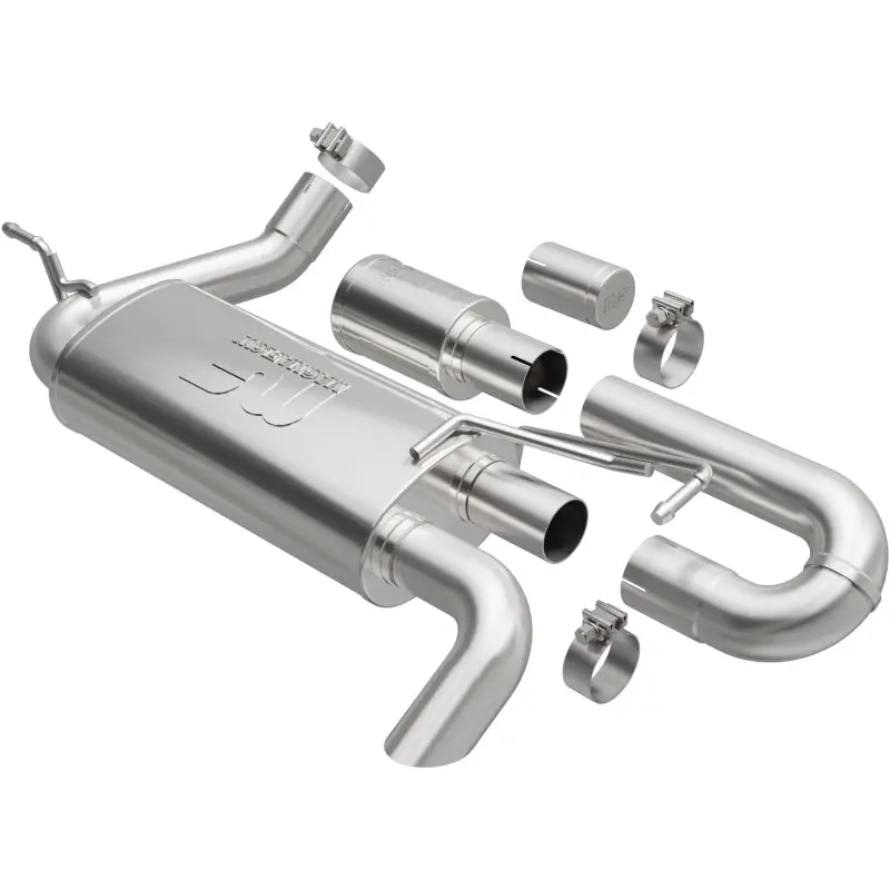Magnaflow Overland Series Axle-Back Exhaust System For 07-18 Jeep Wrangler Jk With V6 Engine 2