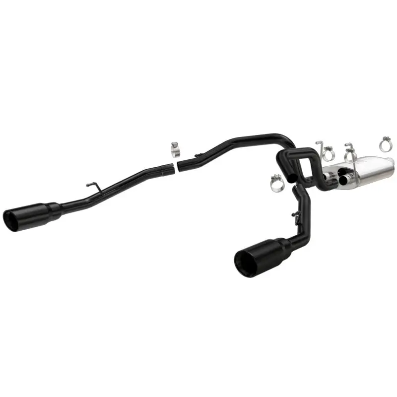 Magnaflow Performance Exhaust System Black Stainless Dual Split Rear Exit For 09-15 Dodge Ram 1500 V8 1