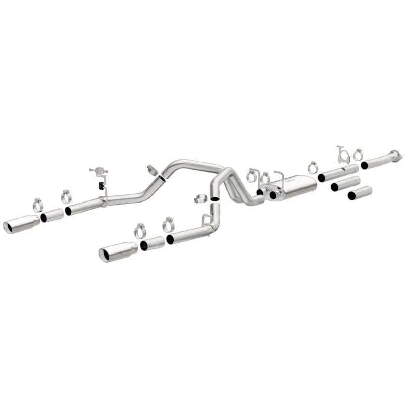 Magnaflow Stainless Cat-Back Exhaust Dual Split Rear Exit 4In 2015 Chevy Silverado 2500Hd 6.0L 1