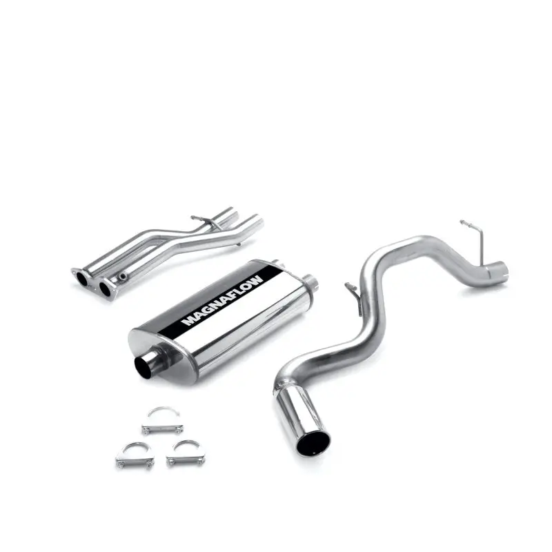Magnaflow Stainless Performance Exhaust Dual Inlet Muffler For 1996-1999 Chevrolet Tahoe And Gmc Yukon 1
