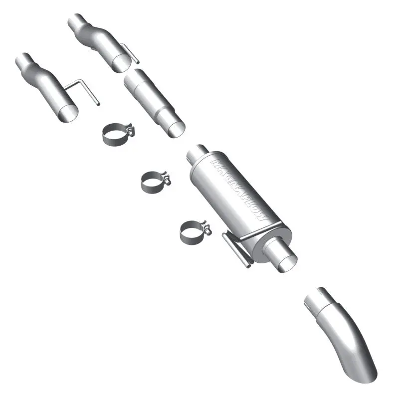 Magnaflow Stainless Steel Catback Exhaust With 3In Turn Down Tip For 11 Ford F-150 3.7L/5.0L/6.2L 2