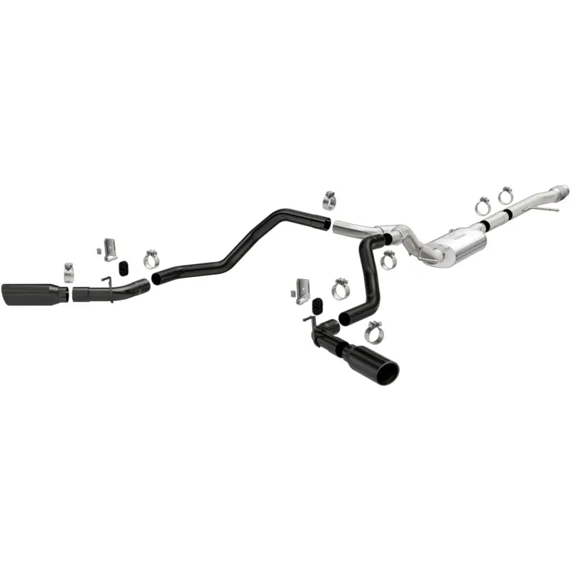 Magnaflow Street Series Dual Split Exit Exhaust With Black Tips For 2019-2024 Chevy Silverado 1500 V8 5.3L 1
