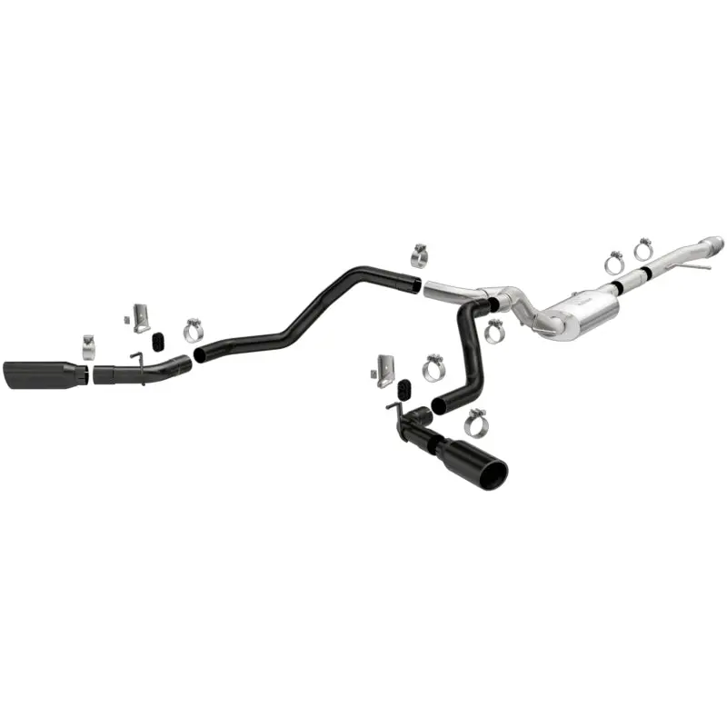 Magnaflow Street Series Dual Split Exit Exhaust With Black Tips For 2019-2024 Chevy Silverado 1500 V8 5.3L 2