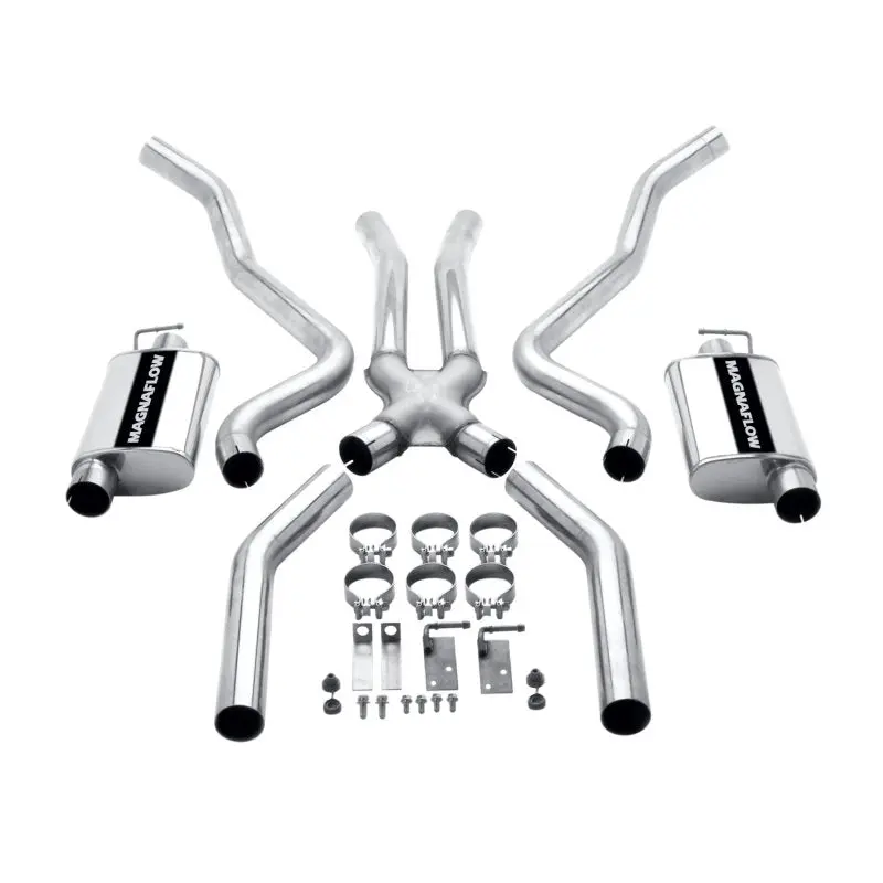 Magnaflow Street Series Exhaust System 3Inch Crossmember-Back 70-72 Mopar E-Body Cuda 1