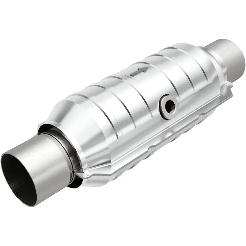 Magnaflow Universal Catalytic Converter 2.5In Center/Center Round 11In X 5.125In X 15In - Fits Acura Rl, Rsx, Chrysler 200, 300, Dodge Challenger, Charger, Durango, Ford E-Series, Expedition 2