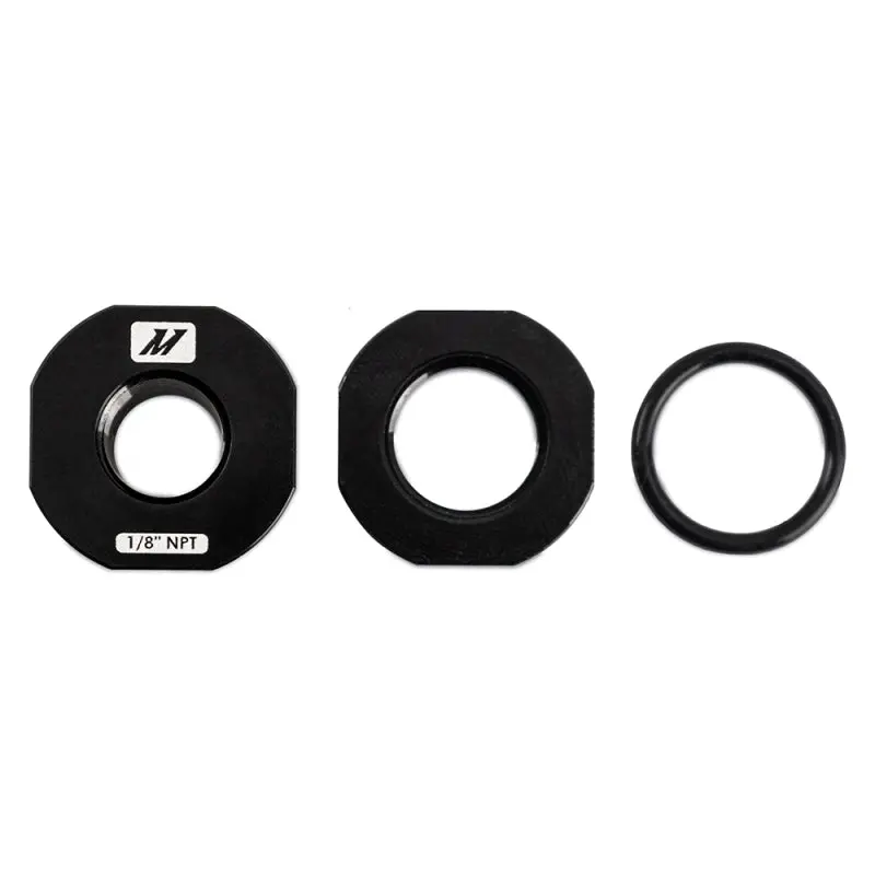 Mishimoto 1/8In Npt Cnc-Machined Nozzle Mount Adapter Black 2