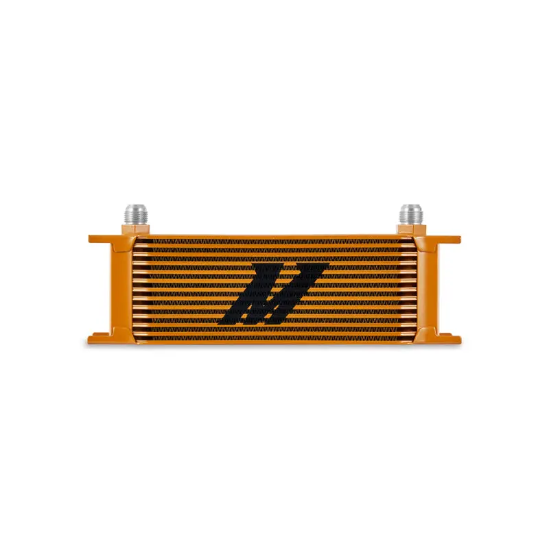 Mishimoto 13 Row Universal Oil Cooler Gold Anodized 1