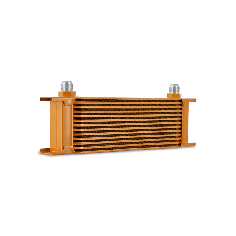 Mishimoto 13 Row Universal Oil Cooler Gold Anodized 2