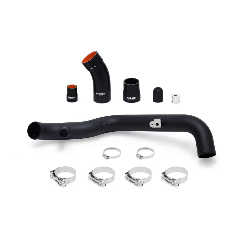 Mishimoto 2014+ Ford Fiesta St Hot-Side Intercooler Pipe Kit - 2.5In Diameter - Fits 2014-2016 Ford Fiesta St 1