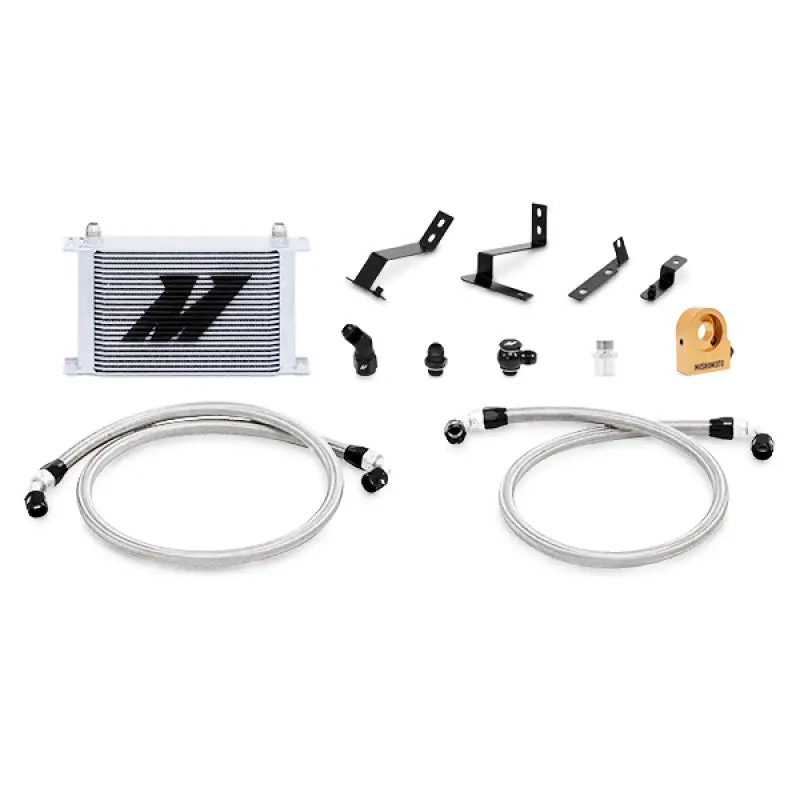 Mishimoto 2016+ Chevy Camaro Oil Cooler Kit With Thermostat – Silver 1