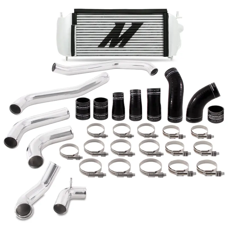 Mishimoto 2017+ Ford F150 3.5L Ecoboost Intercooler Kit Silver Polished Pipes Compatible With 2017-2022 Ford F150 Models 1
