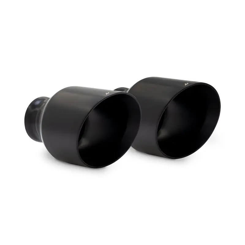 Mishimoto 5In Black Muffler Tip Pair For 15-23 Dodge Charger/Challenger 1