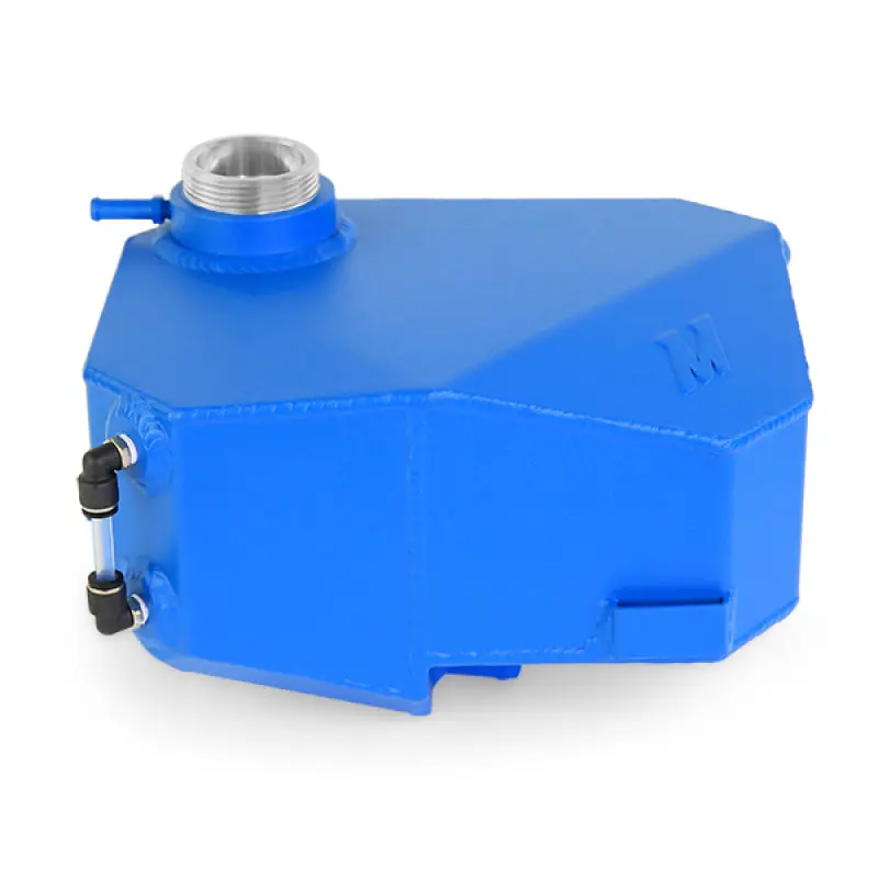 Mishimoto Aluminum Expansion Tank - Wrinkle Blue For 2013+ Ford Focus St / 2016+ Focus Rs 1