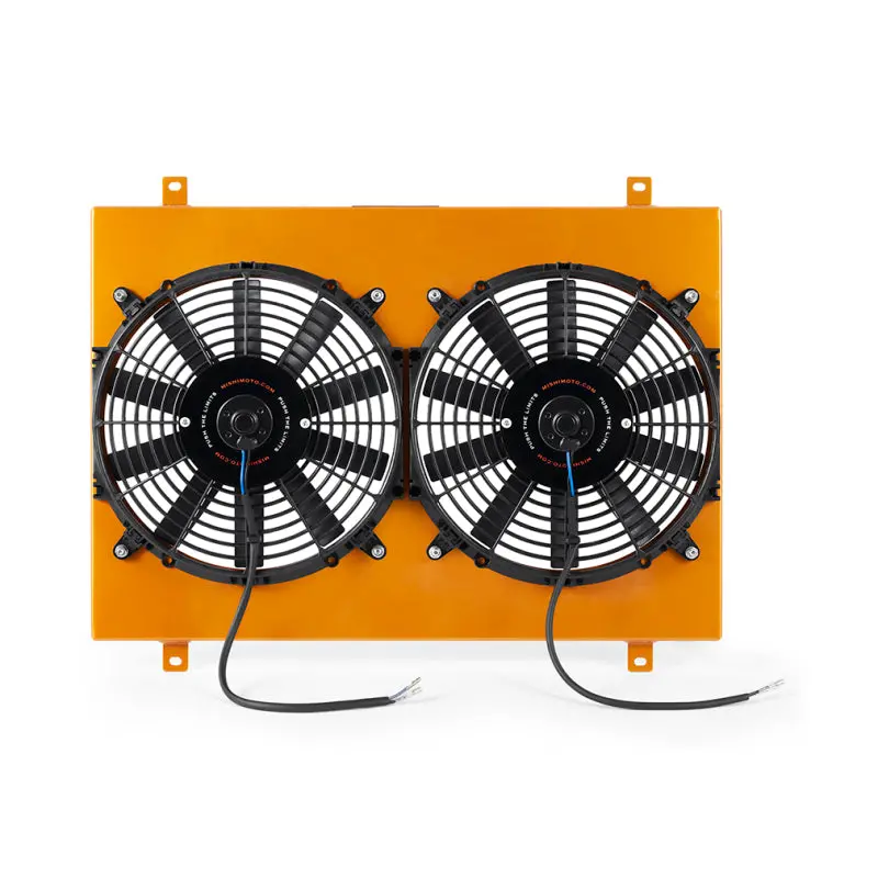 Mishimoto Aluminum Fan Shroud Gold 79-93 Ford Mustang 1