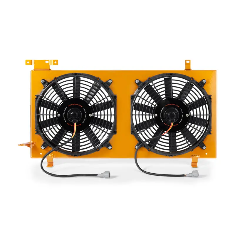 Mishimoto Aluminum Fan Shroud Gold For 01-07 Subaru Wrx/Sti 1