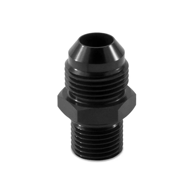 Mishimoto Aluminum Fitting M16x1.5 To -8An Black Anodized 1