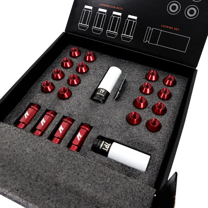Mishimoto Aluminum Lug Nuts Set Black M12x1.5 - 20Pc 2