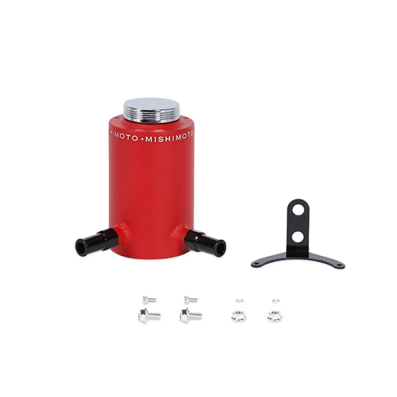 Mishimoto Aluminum Power Steering Tank - Wrinkle Red 1