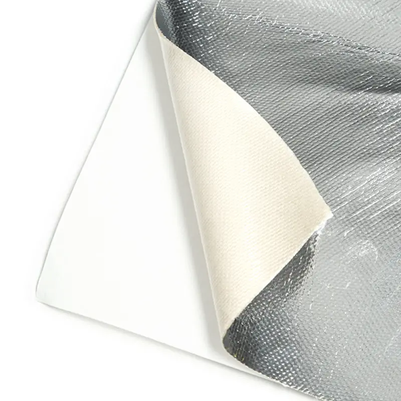 Mishimoto Aluminum Silica Heat Barrier With Adhesive Backing 12In X 24In 1