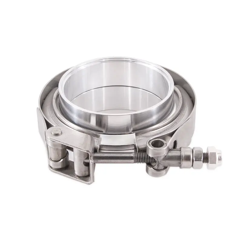 Mishimoto Aluminum V-Band Clamp 3.5In 88.9Mm Leak-Free Design 1