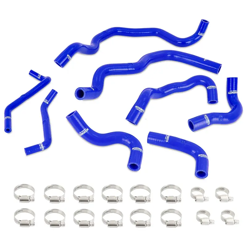 Mishimoto Ancillary Coolant Hose Kit - Blue For 2016+ Infiniti Q50/Q60 3.0T 1