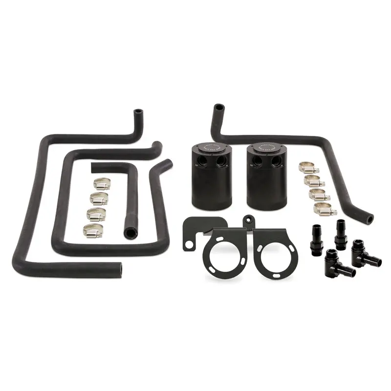 Mishimoto Baffled Oil Catch Can For 09+ Nissan 370Z - Black 1
