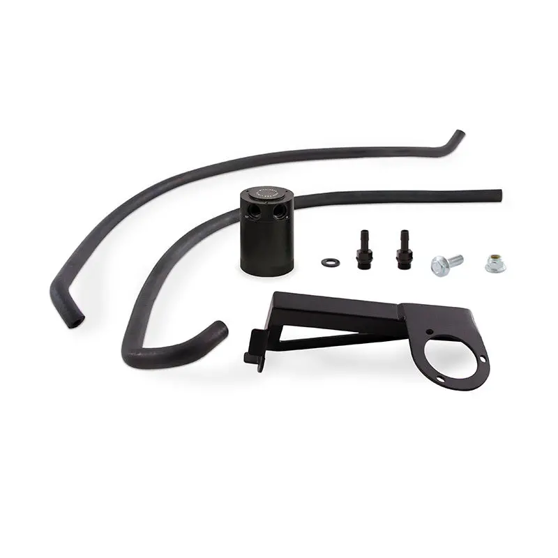 Mishimoto Baffled Oil Catch Can Kit - Black For 2013+ Ford Focus St 1