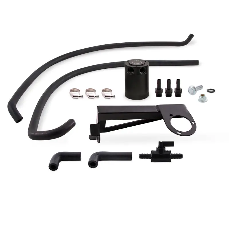 Mishimoto Baffled Oil Catch Can Kit - Black For 2016+ Ford Focus Rs 1