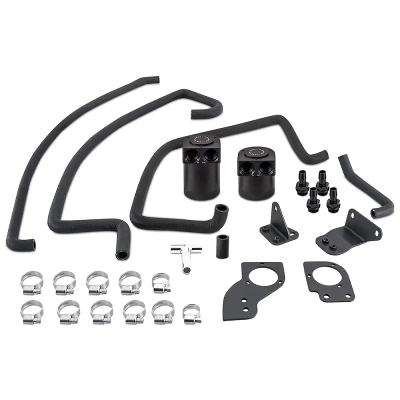 Mishimoto Baffled Oil Catch Can Kit For 07-09 Nissan 350Z Vq35hr 1