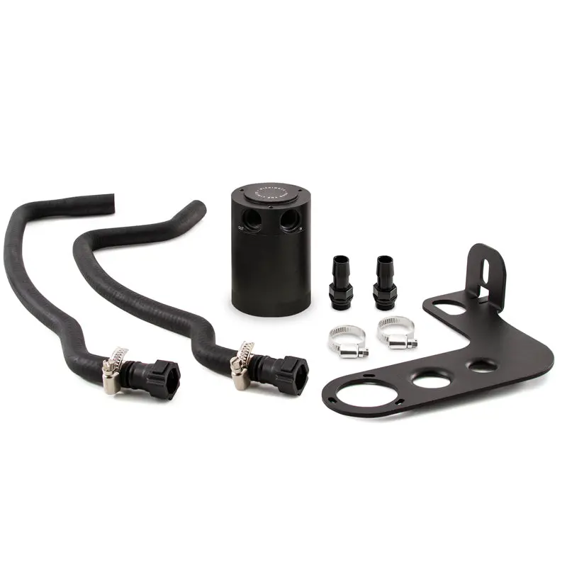 Mishimoto Baffled Oil Catch Can Kit For 10-15 Chevrolet Camaro Ss - Black 1