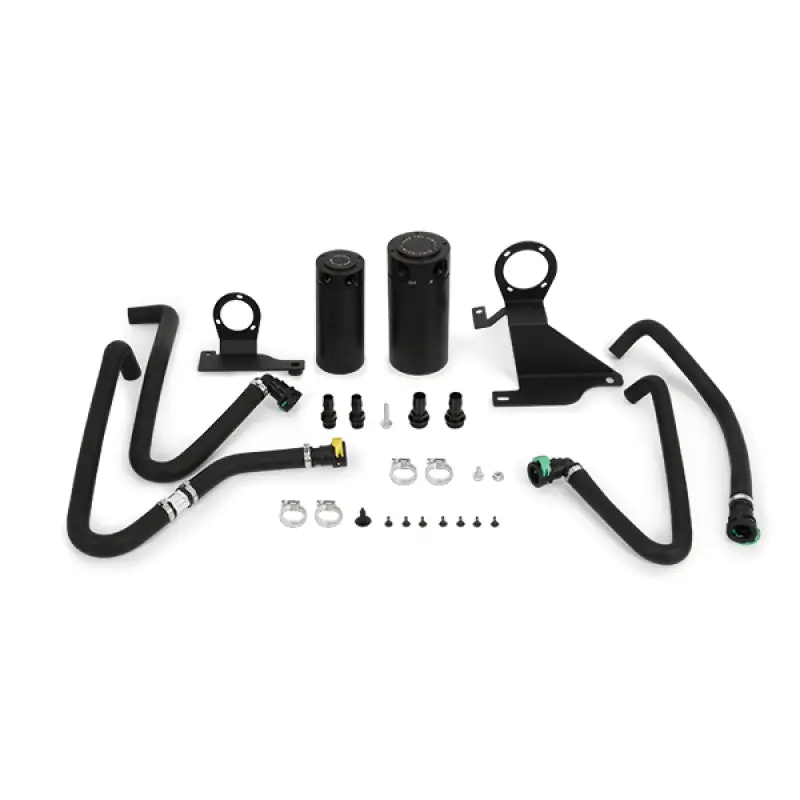 Mishimoto Baffled Oil Catch Can Kit For 11-14 Ford F-150 Ecoboost 3.5L - Black 1