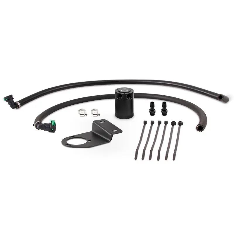 Mishimoto Baffled Oil Catch Can Kit For 19+ Ford Ranger - Black 1
