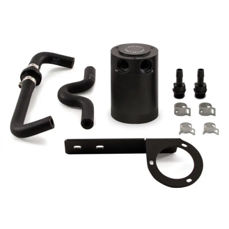 Mishimoto Baffled Oil Catch Can Kit For 2017+ Honda Civic Type R - Black 1